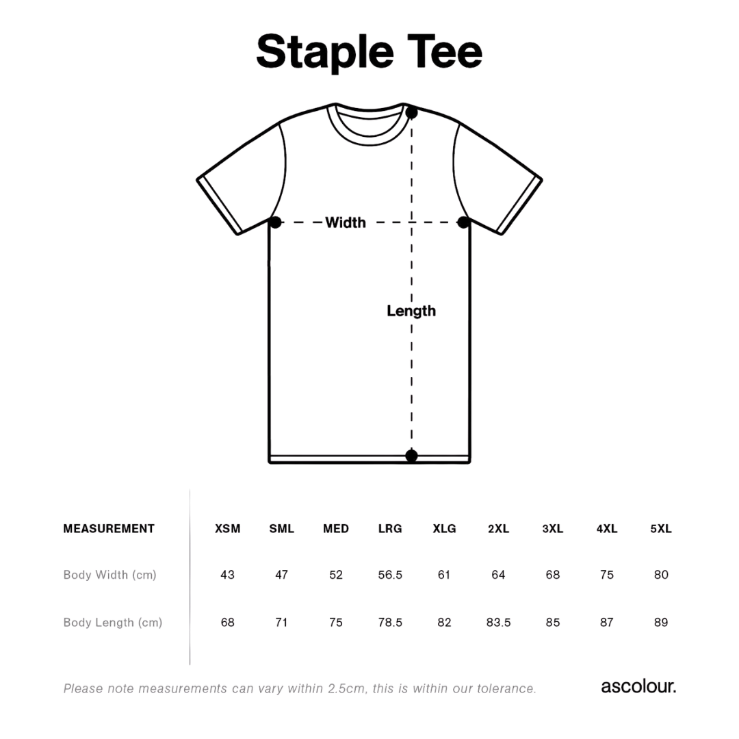 STAPLE TEE - CHARCOAL